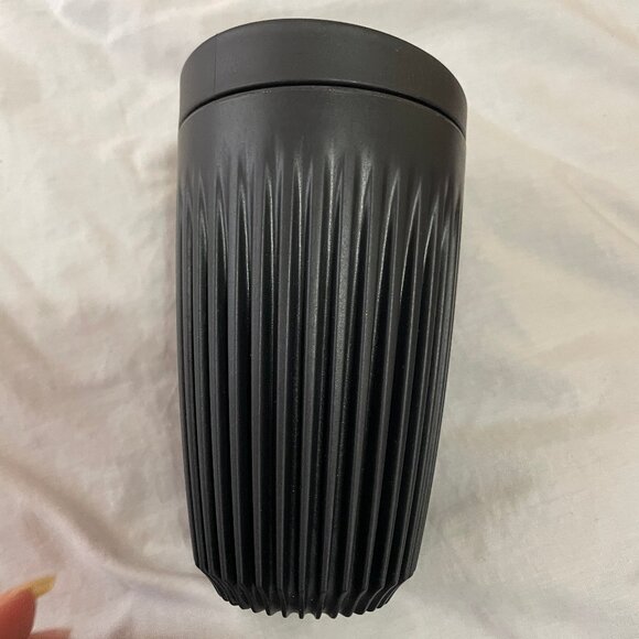 Huskee Reusable Coffee Cup - Charcoal 12 oz. With Lid Open Box - Picture 11 of 15